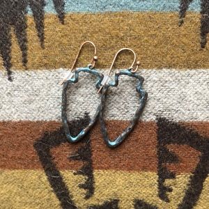 Arrowhead earrings
